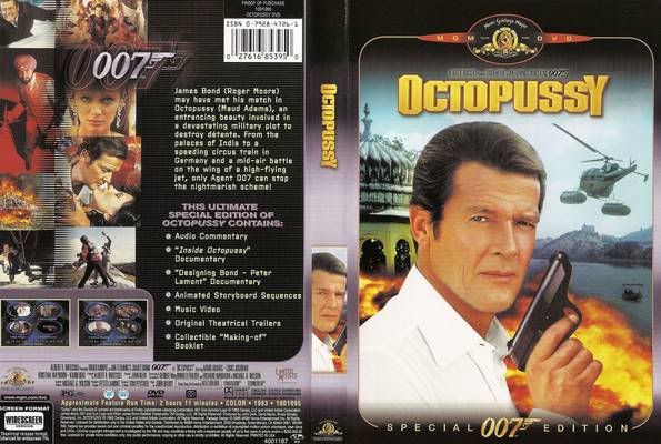 007 The James Bond Collection   Octopussy 2003 WS Front Cover 3583 007 James Bond: Octopussy (1983) Dvdrip (546MB)