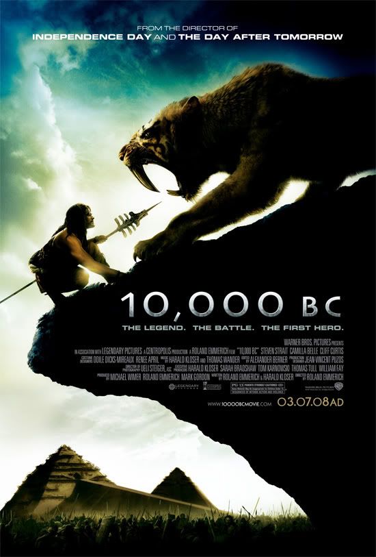 10000bcposter 10,000 BC (2008) BRrip 720p 