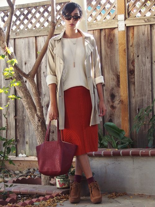 photo bearpaw-boots-kay-unger-trench-coat-sparrow-pencil-skirt-cunthia-rowley-sweater-gorjana-tassle-necklace-rayban-wayfarers-3_zps766efd93.jpg