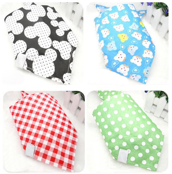 5pcs Baby Kids Infant Burp Cloth Bandana Bibs Saliva Towel Triangle