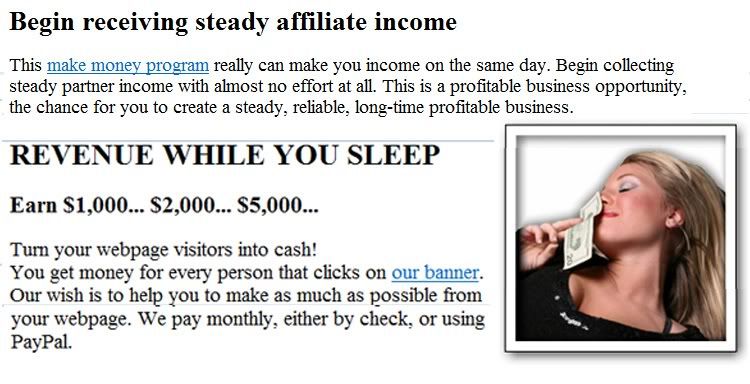 Earn money while sleep click