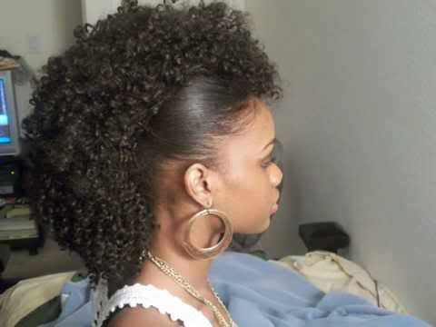 I usually wear my afros with bangs, so I think it'd look good with a frohawk 
