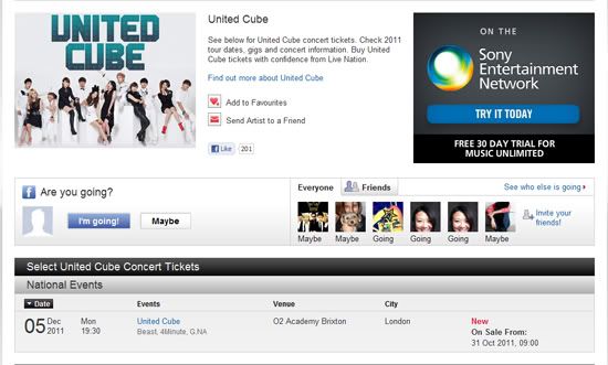 cube Cube Entertainment releases ticket details for UNITED CUBE in LONDON