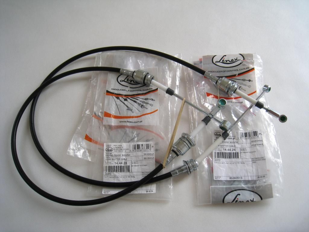 FIAT GRANDE PUNTO GEAR CABLE TRANSMISSION SET LINKAGE 1.2 1.4 1.4 16v