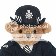 BRITISH FEMALE BOBBY POLICE TEDDY BEAR ROYAL WEDDING Sold Out In 