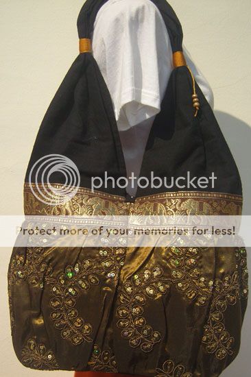 Thai Silk Cotton Sling Elephant Embroidered Hobo Woman Bag Cheap 