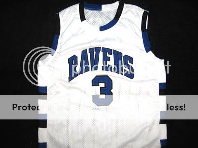 LUCAS SCOTT #3 ONE TREE HILL RAVENS JERSEY WHITE   ANY SIZE