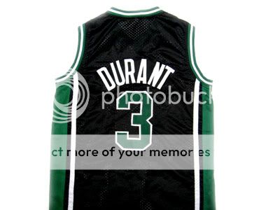 KEVIN DURANT MONTROSE HIGH SCHOOL JERSEY BLACK   ANY SIZE