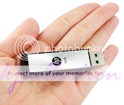 HP V275W 8GB 8g USB Flash Drive Pen Memory Stick Storage Retractable Metal