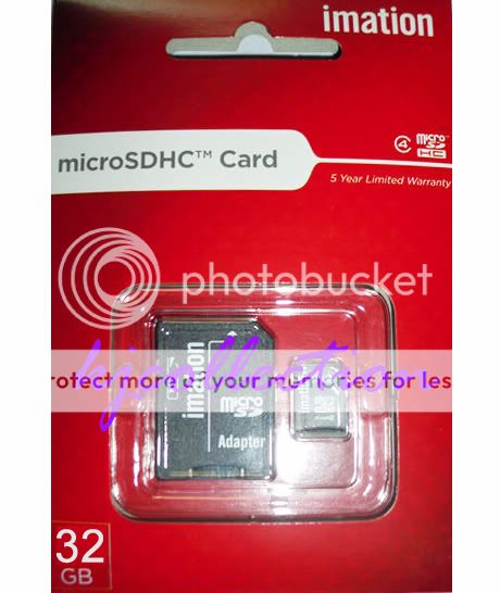 Imation 32GB 32G Micro SDHC Card SD Adapter TF Class 4