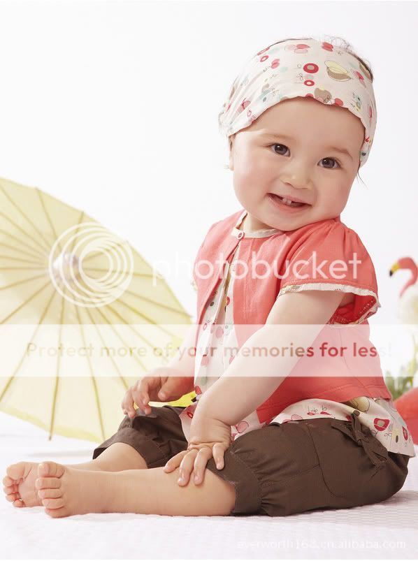 3Pcs Kid Child Girl Infant Baby Top+ Pants+Headband Costume 