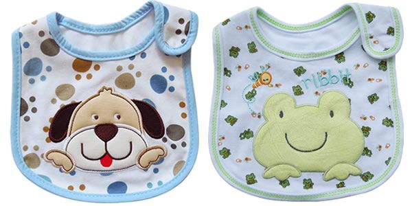 1pc Kid Infant Toddler Girl Boy Baby Bib Waterproof Multi Patterns Saliva Towel