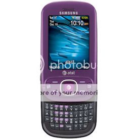NEW Samsung Strive Purple 3G QWERTY Cell Phone for AT&T  