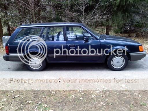 1986 Ford escort lx station wagon #7