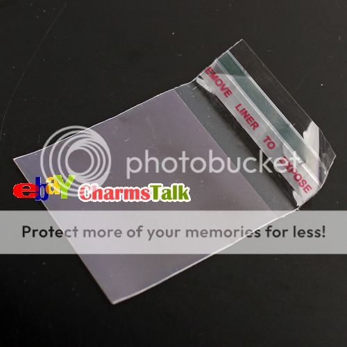 1800 Selbstklebend Folienbeutel Plastiktütchen Verpackung 6X4cm