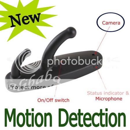 Spy Clothes Hook Camera Hidden Video DVR Home Security