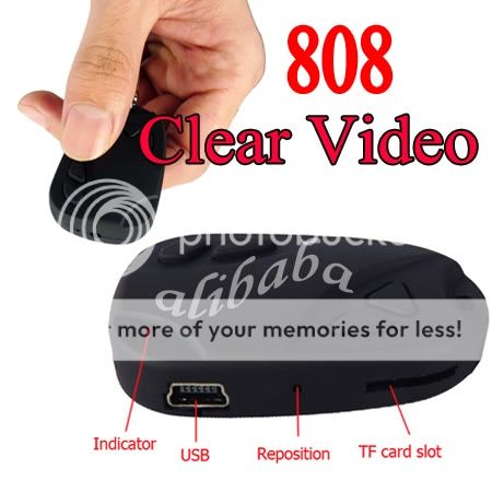 Mini Hidden Spy Camera Car Key Chain Video Recorer 720  